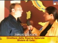 striscia la notizia alla piana di gela ed alla riserva del biviere per parlare di bonifiche